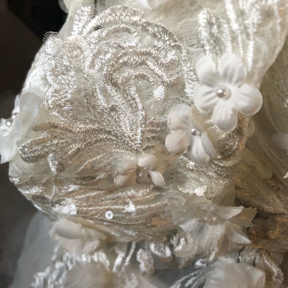 Demidress Wedding dress with Chic off the shoulder Tulle - Picture 3 of 14